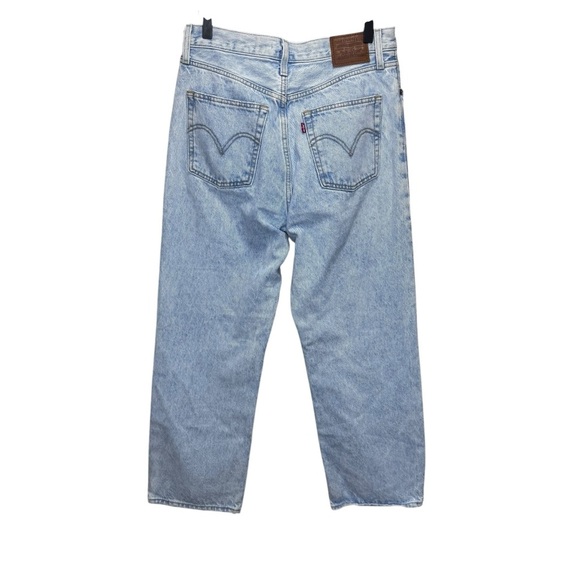 Levi's Ribcage Ankle Straight Leg Button Fly Size 29 100% Cotton - Picture 3 of 16